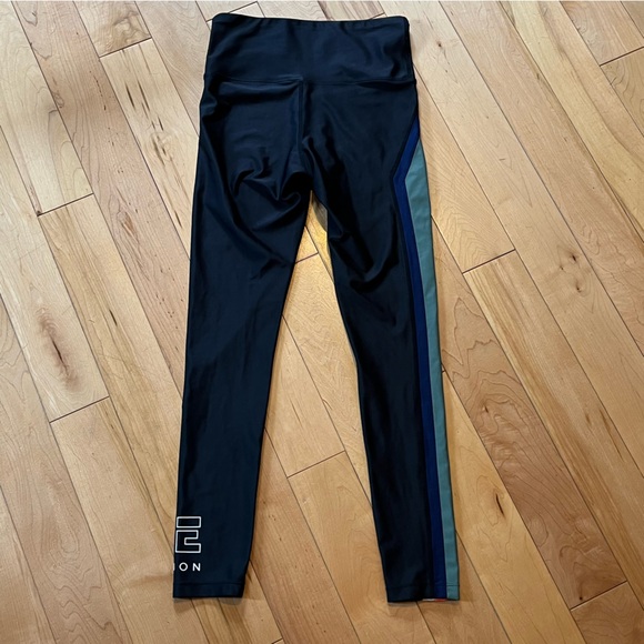 PE NATION Flight Series Legging Black 7/8 length midrise sculpted panels - Picture 7 of 7